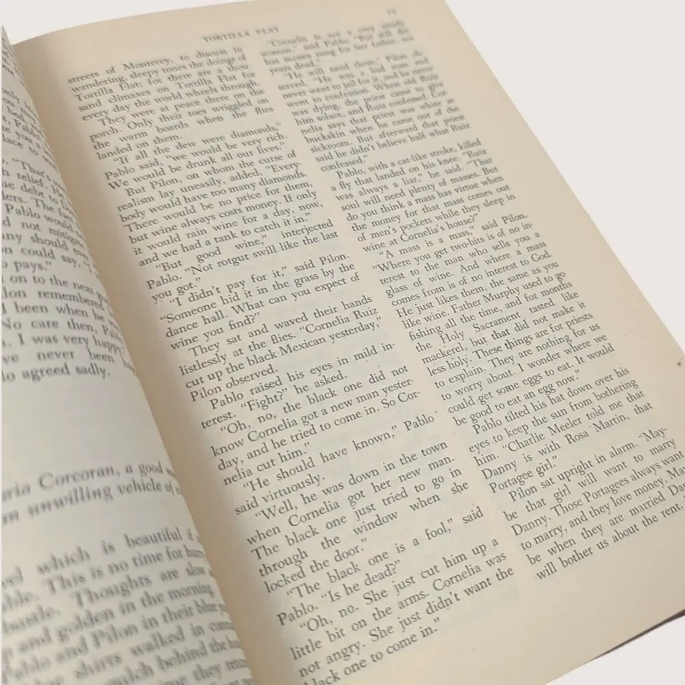 1953 The Short Novels of John Steinbeck Hardcover Book
